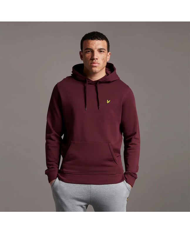 Spezial Madrid Lyle & Scott Pullover Hoodie Burgundy