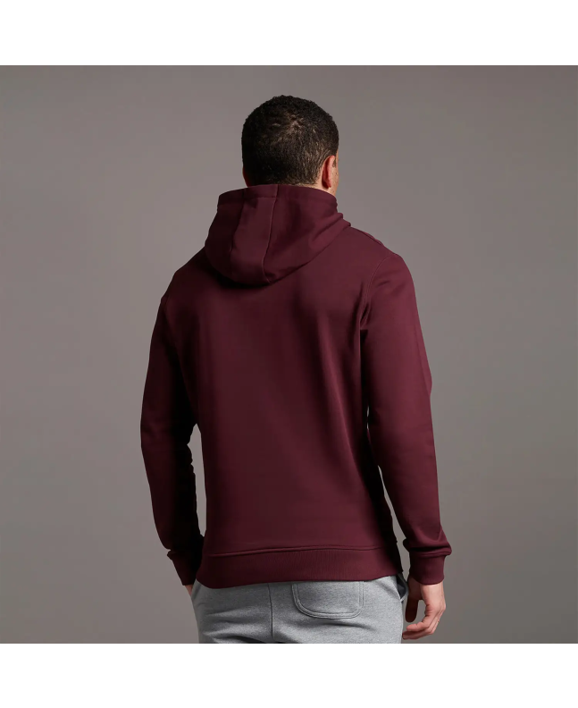 Spezial Madrid Lyle & Scott Pullover Hoodie Burgundy