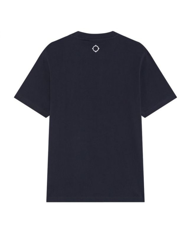 Spezial Madrid MA.Strum Block Print Tee Ink Navy