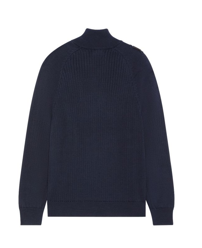 Spezial Madrid MA.Strum Quarter Zip Knit Ink Navy
