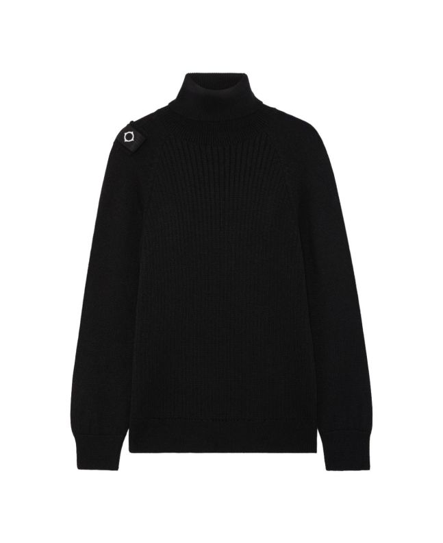 spezial madrid MA.Strum Roll Neck Knit Jet Black
