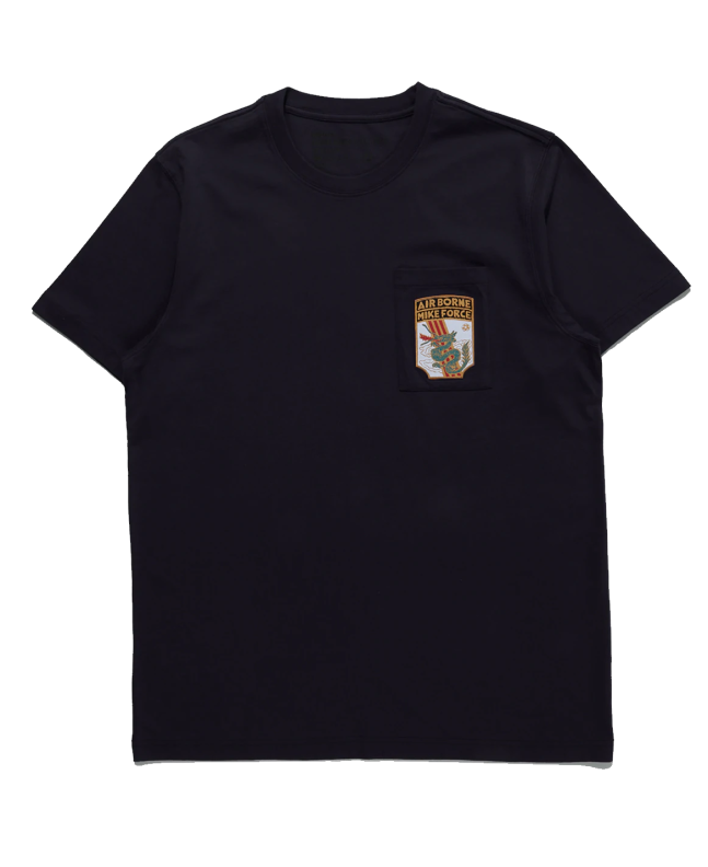 spezial madrid Maharishi Airborne Pocket Tee Navy