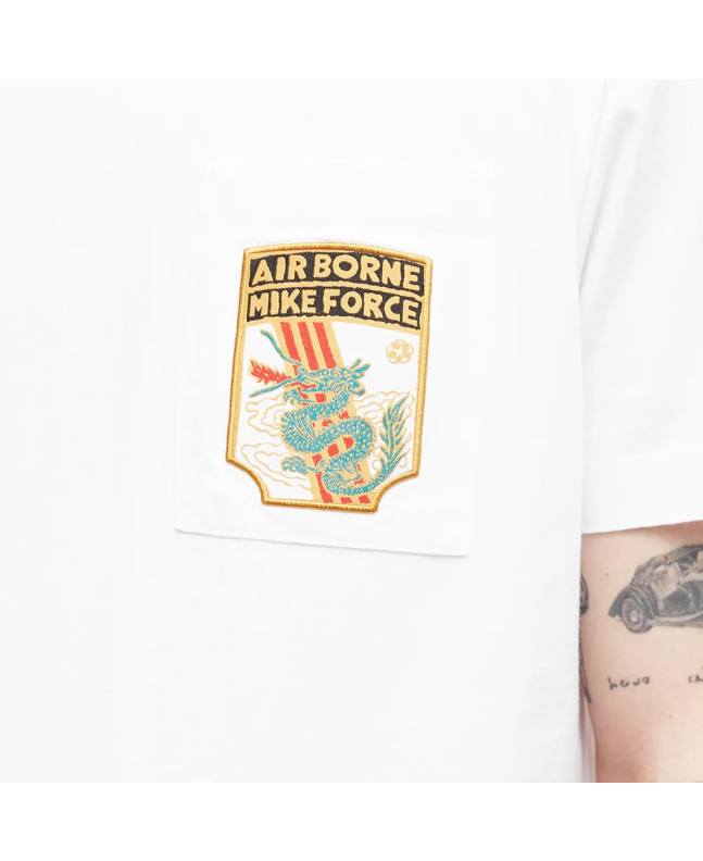 Spezial Madrid Maharishi Airborne Pocket Tee White