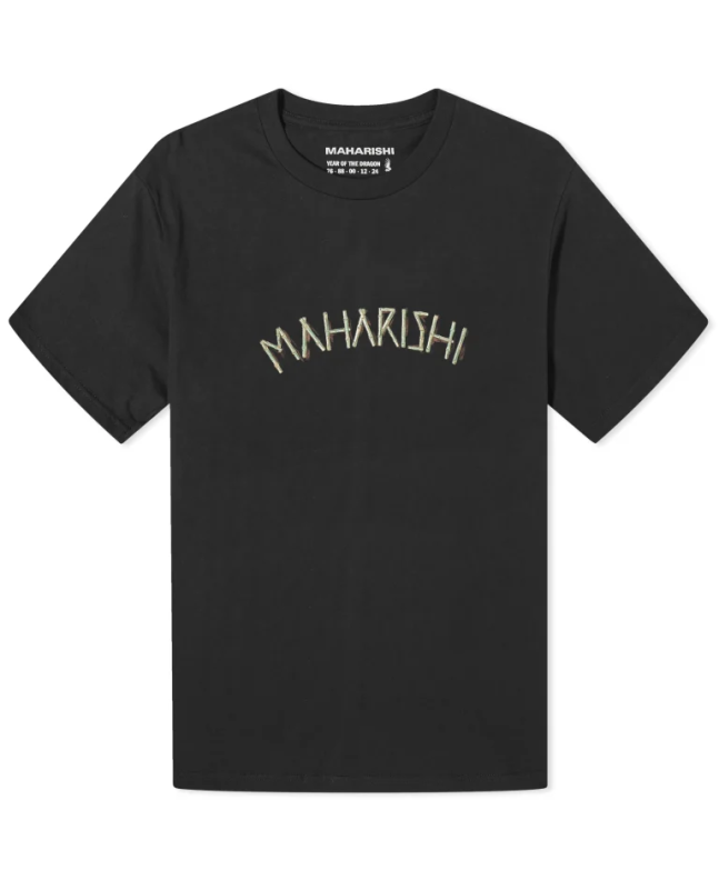 spezial madrid Maharishi Bamboo Organic Tee Black