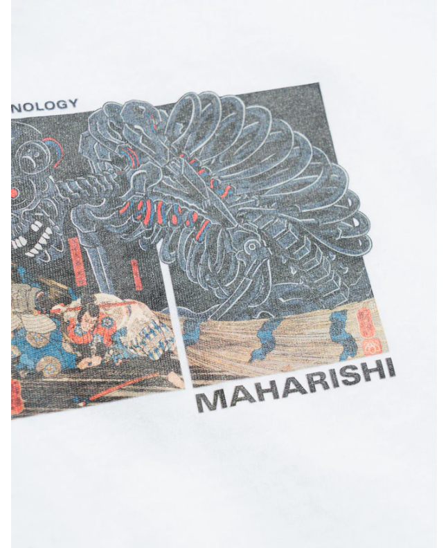Spezial Madrid Maharishi Ciber Skeleton Tee White