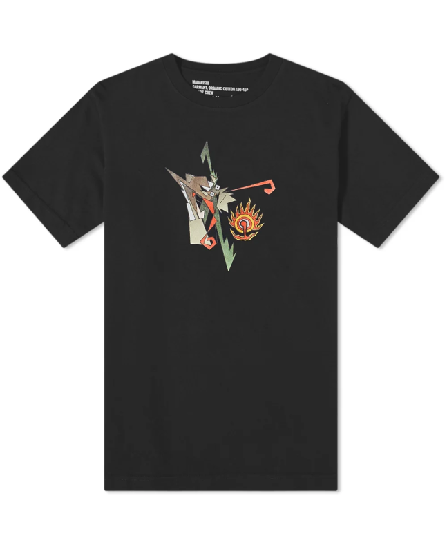 spezial madrid Maharishi Cubist Dragon Tee Black