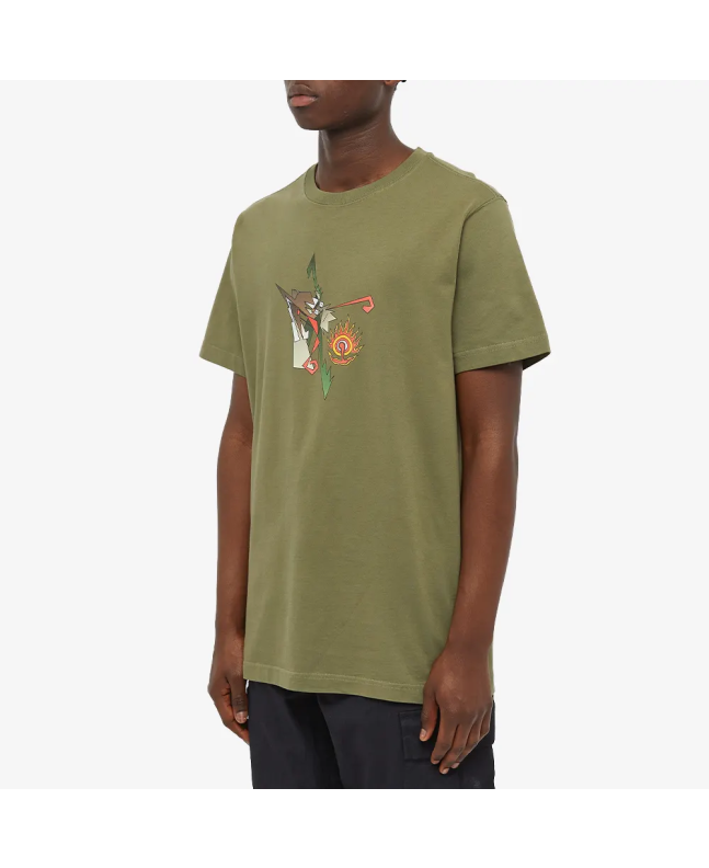 Spezial Madrid Maharishi Cubist Dragon Tee Olive