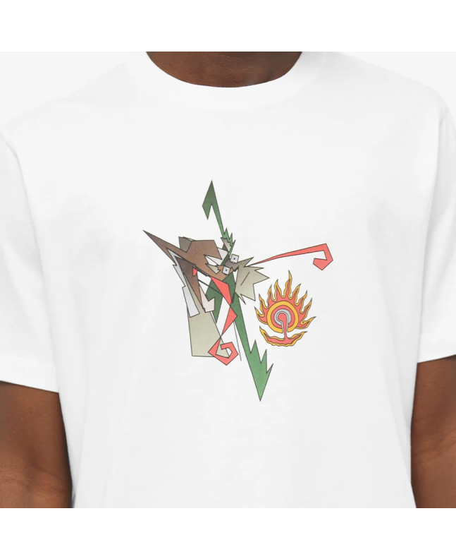 Spezial Madrid Maharishi Cubist Dragon Tee White