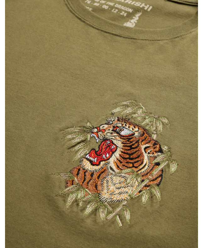 Spezial Madrid Maharishi Maha Tiger Tee Olive