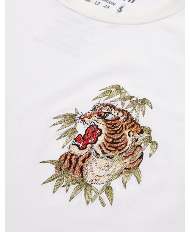 Spezial Madrid Maharishi Maha Tiger Tee White