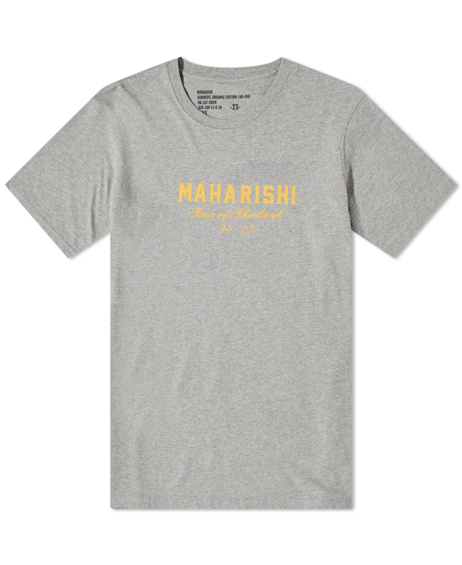 spezial madrid Maharishi Temple Naga Tee Grey