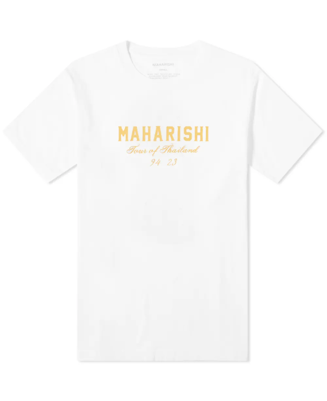 spezial madrid Maharishi Temple Naga Tee White