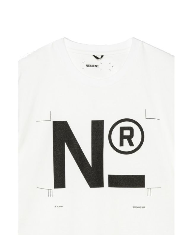 Spezial Madrid Nemen Font Tee Optical White