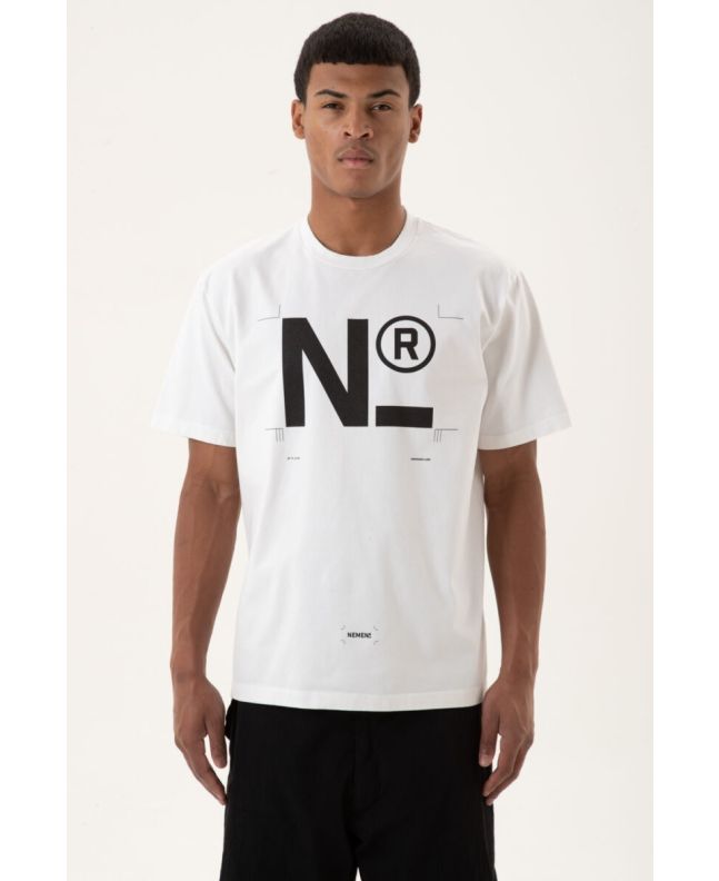 Spezial Madrid Nemen Font Tee Optical White