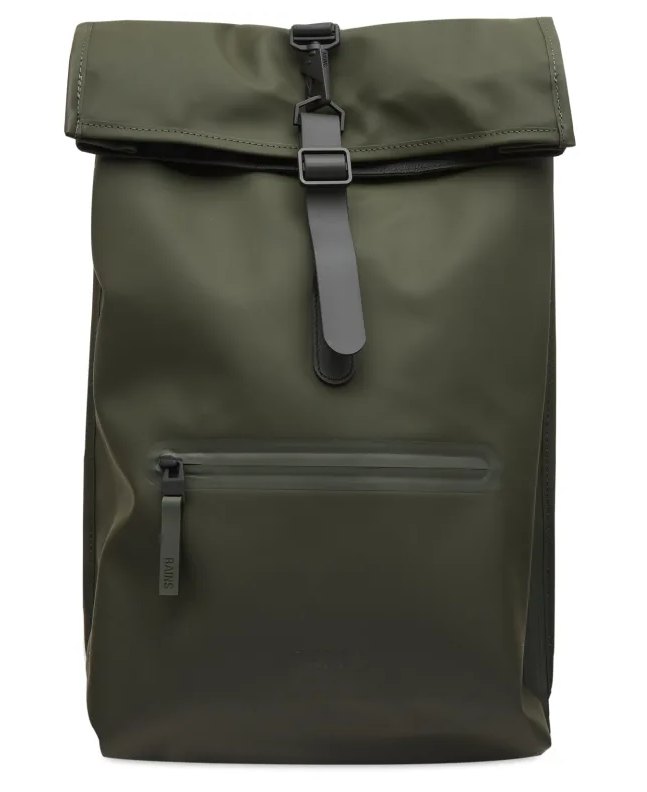 spezial madrid Rains Rolltop Rucksack Green