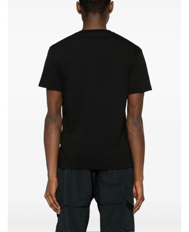 Spezial Madrid Stone Island 21957 'Fissato' Treatment Tee Black