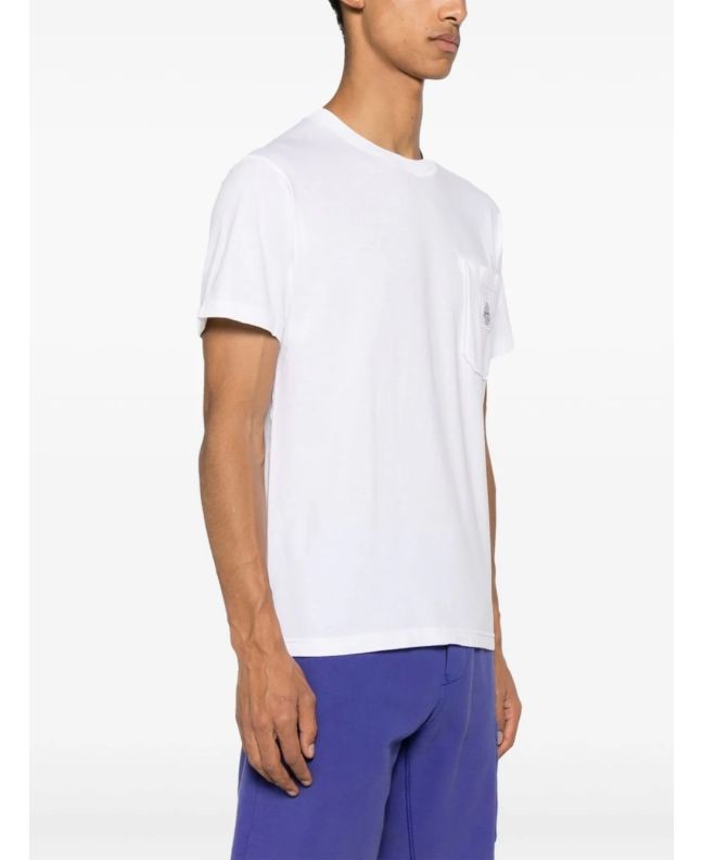 Spezial Madrid Stone Island 21957 'Fissato' Treatment Tee White