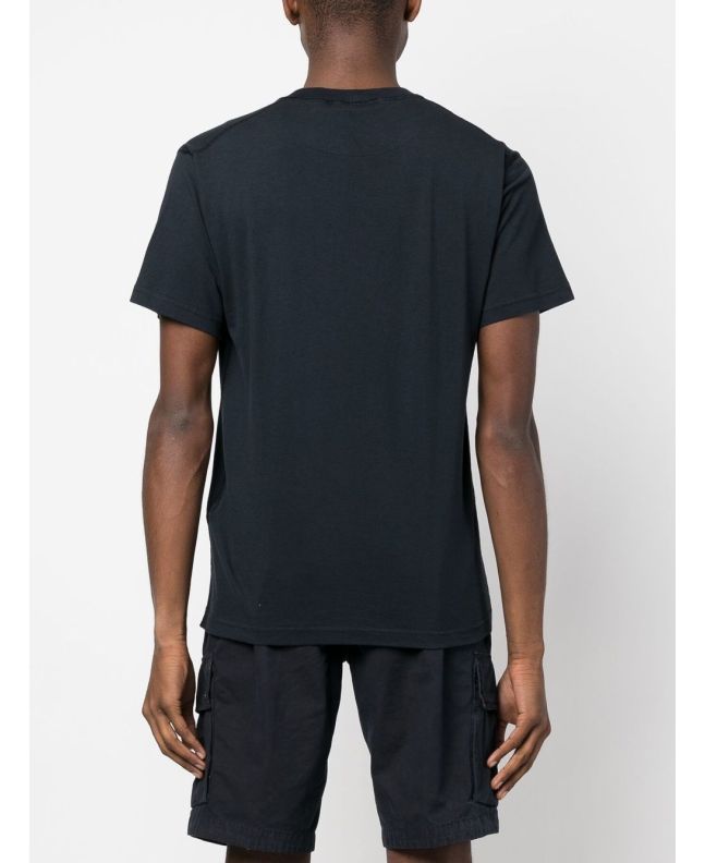 Spezial Madrid Stone Island 23757 Cotton Jersey Tee Navy Blue