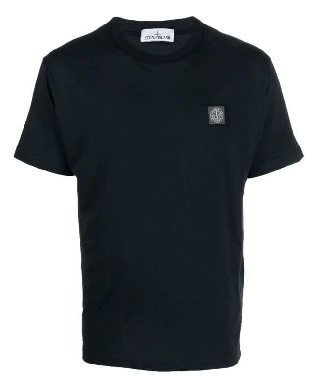 spezial madrid Stone Island 23757 Cotton Jersey Tee Navy Blue