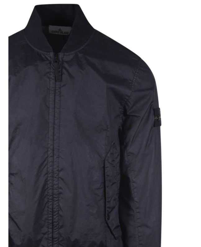 Spezial Madrid Stone Island 41223 Membrana 3L TC Bomber Jacket Navy Blue