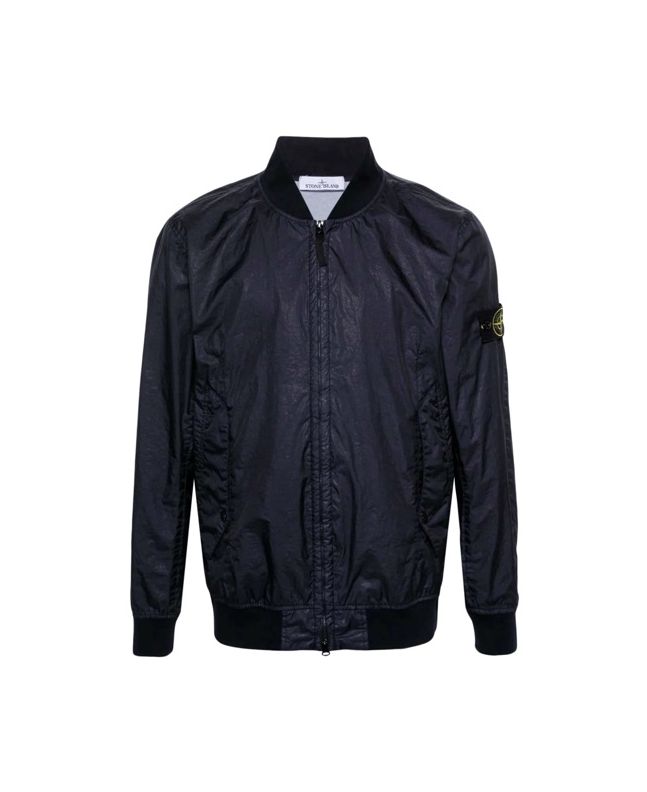 spezial madrid Stone Island 41223 Membrana 3L TC Bomber Jacket Navy Blue