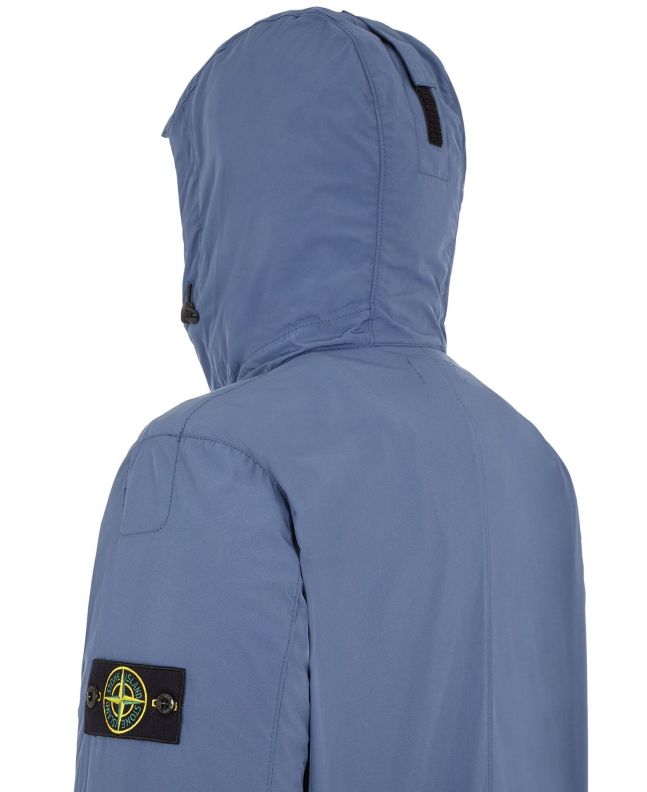 Spezial Madrid Stone Island 41526 Micro Twill Jacket Avio Blue