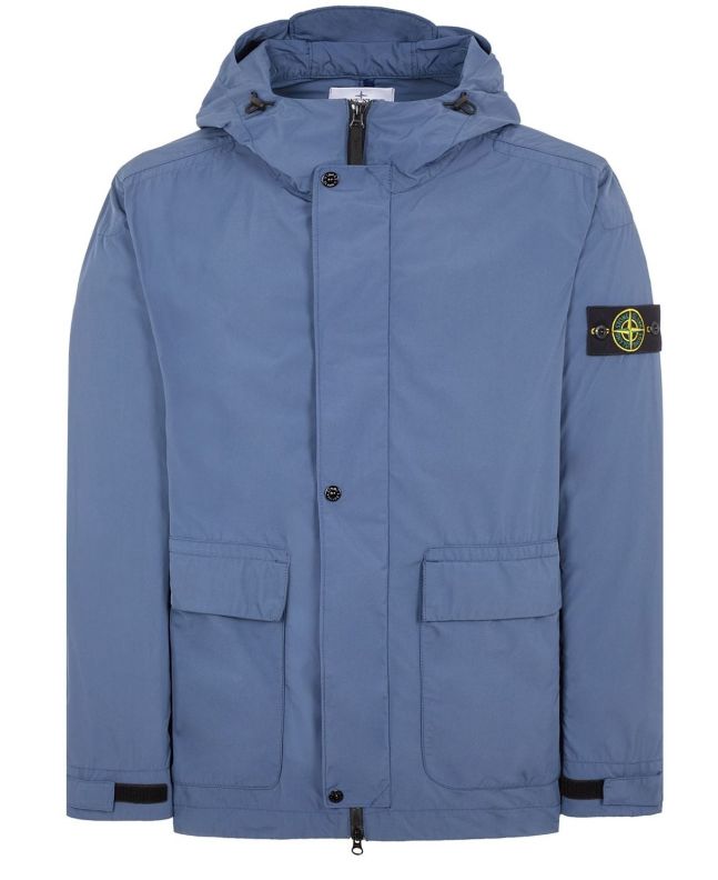 spezial madrid Stone Island 41526 Micro Twill Jacket Avio Blue