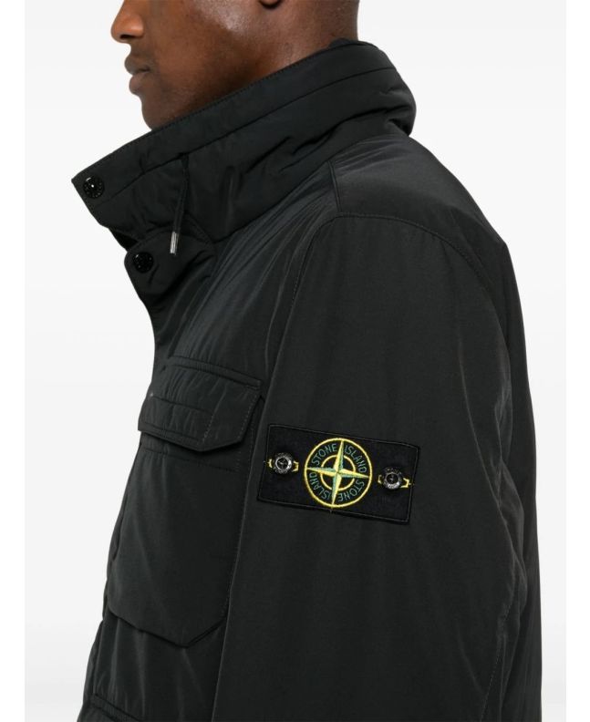 Spezial Madrid Stone Island 43626 Polyester Micro Twill Jacket Black