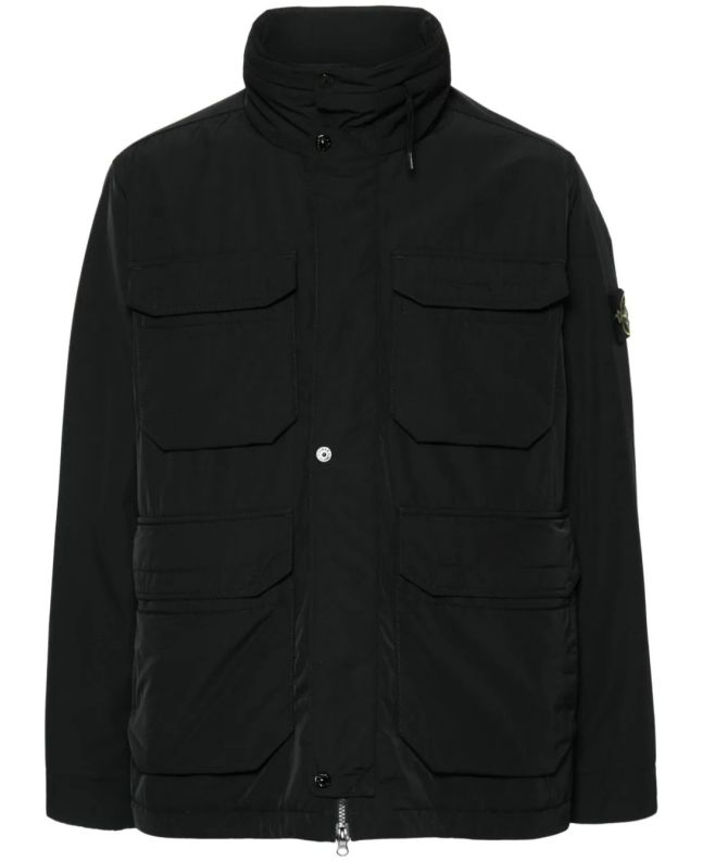 spezial madrid Stone Island 43626 Polyester Micro Twill Jacket Black