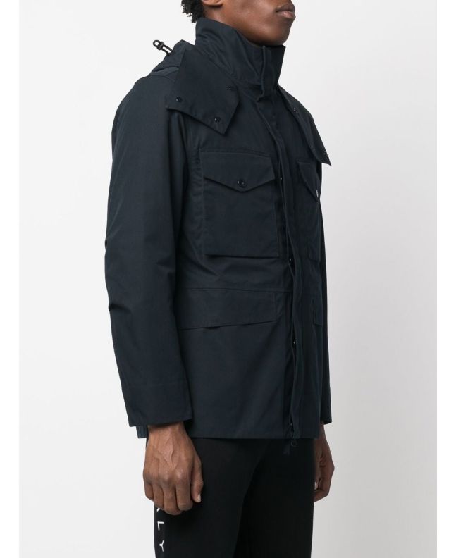 Spezial Madrid Stone Island 437F1 O-Ventile® Ghost Piece Jacket Navy Blue