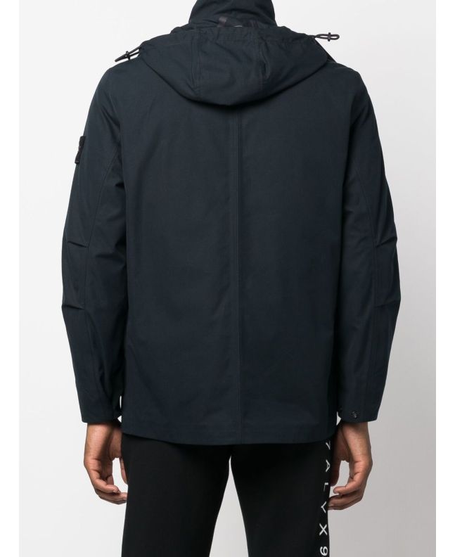 Spezial Madrid Stone Island 437F1 O-Ventile® Ghost Piece Jacket Navy Blue