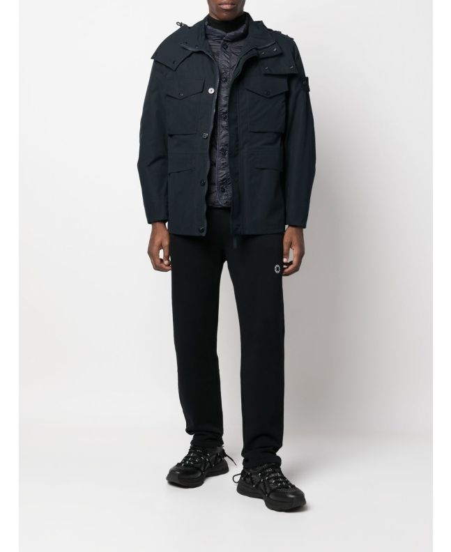 Spezial Madrid Stone Island 437F1 O-Ventile® Ghost Piece Jacket Navy Blue