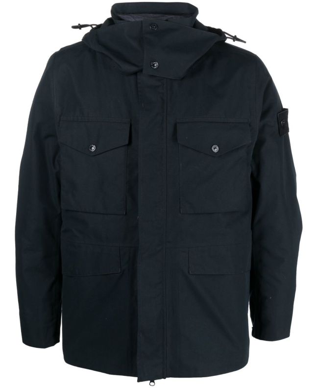 spezial madrid Stone Island 437F1 O-Ventile® Ghost Piece Jacket Navy Blue