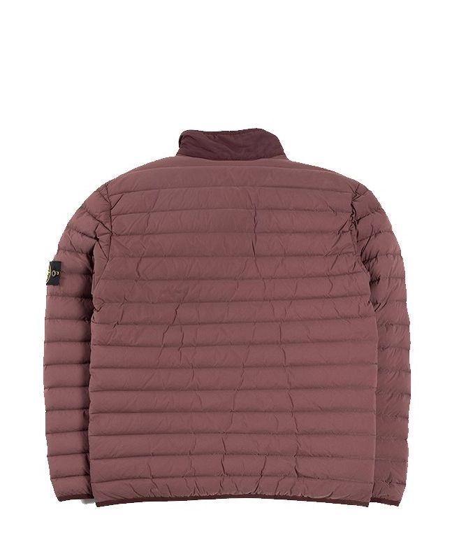 Spezial Madrid Stone Island 43825 Loom Woven Down Chambers Stretch Nylon-TC Dark Burgundy