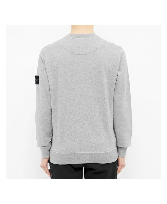 Spezial Madrid Stone Island 63051 Crew Neck Sweatshirt Dust Melange