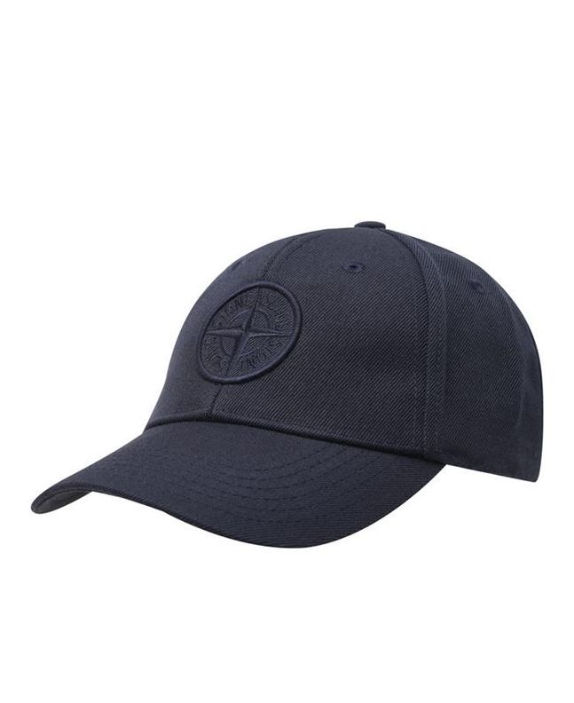 spezial madrid Stone Island 99661 Cotton Cap Navy Blue