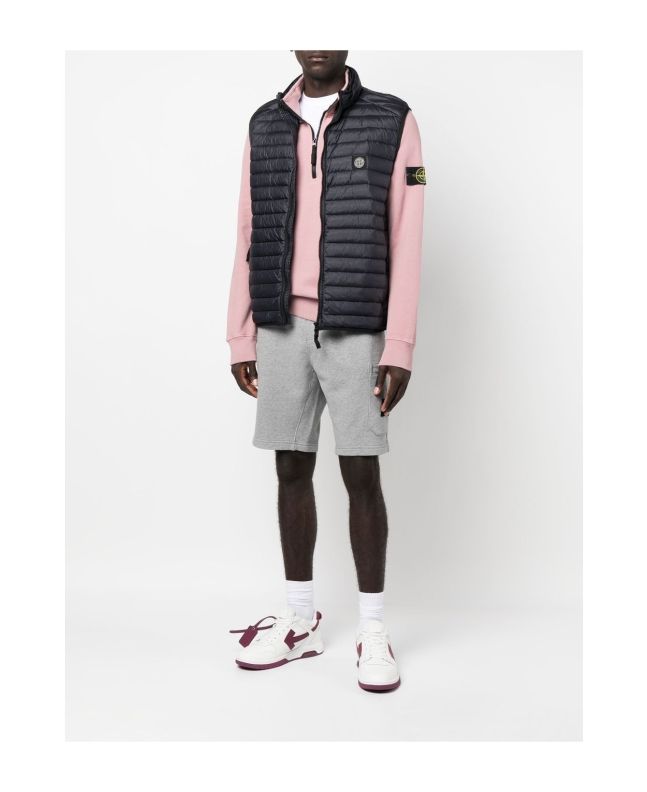 Spezial Madrid Stone Island G0224 Patch Nylon Down Gilet Navy Blue