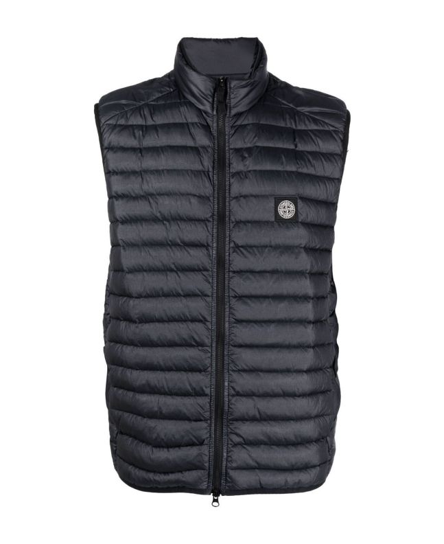 spezial madrid Stone Island G0224 Patch Nylon Down Gilet Navy Blue