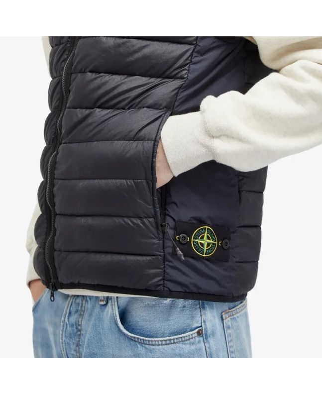 Spezial Madrid Stone Island G0724 Recycled Nylon Down-TC Gilet Navy Blue