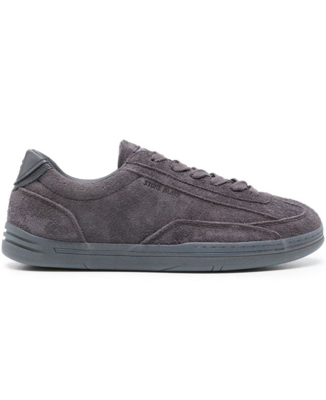 spezial madrid Stone Island S0101 Low Cut Suede Sneaker Blue Grey