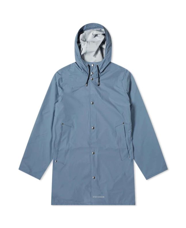 spezial madrid Stutterheim Stockholm Lightweight Raincoat Ash Blue