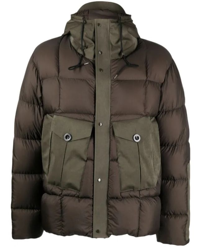 spezial madrid Ten-C Tempest Combo Down Jacket Dark Green