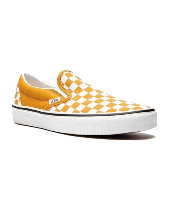 Spezial Madrid Vans UA Classic Slip On 98 DX Checkboard Mustard