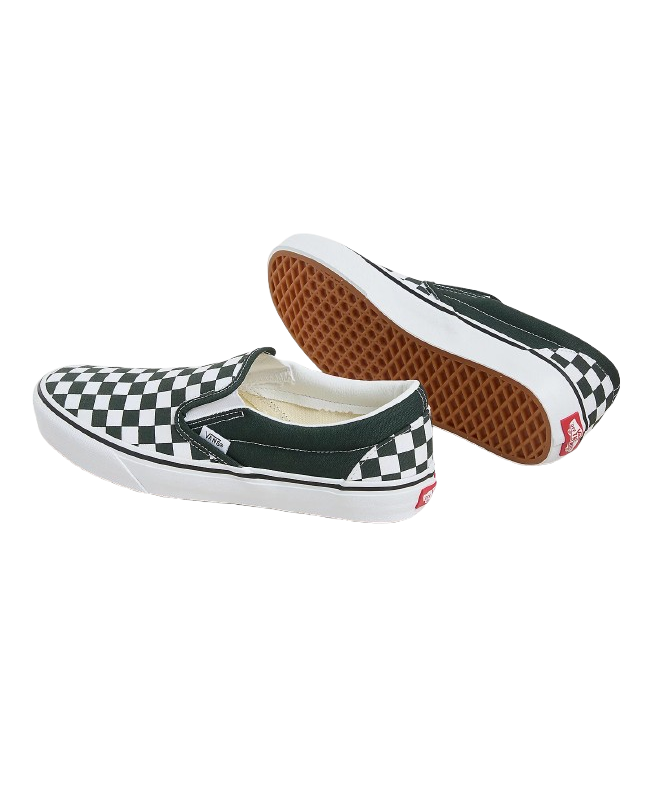 Spezial Madrid Vans UA Classic Slip On 98 DX Checkboard Scarab & Green