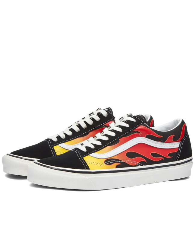 spezial madrid Vans UA Old Skool 36 DX Epic Flame Black & White