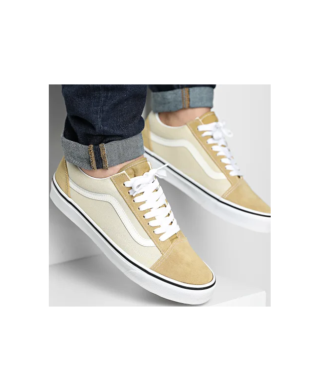 Spezial Madrid Vans UA Old Skool Canvas & Suede Pop Cream