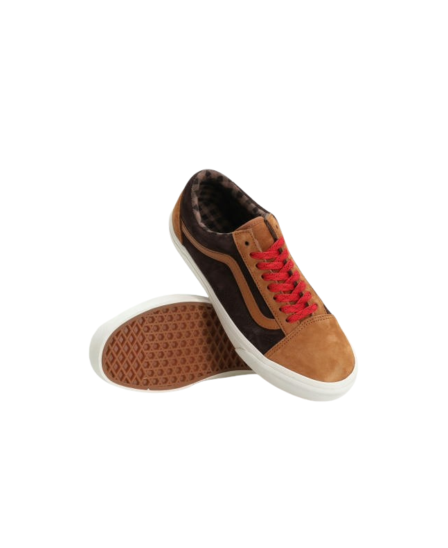 Spezial Madrid Vans UA Old Skool Pig Suede Plaid Glazer & Ginger