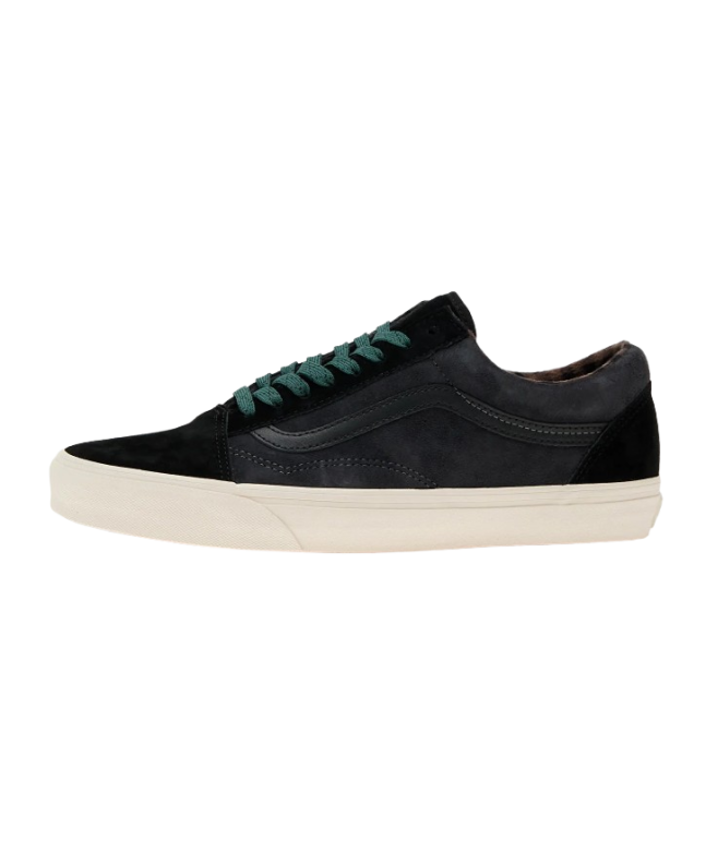 Spezial Madrid Vans UA Old Skool Pig Suede Plaid Gray & Black