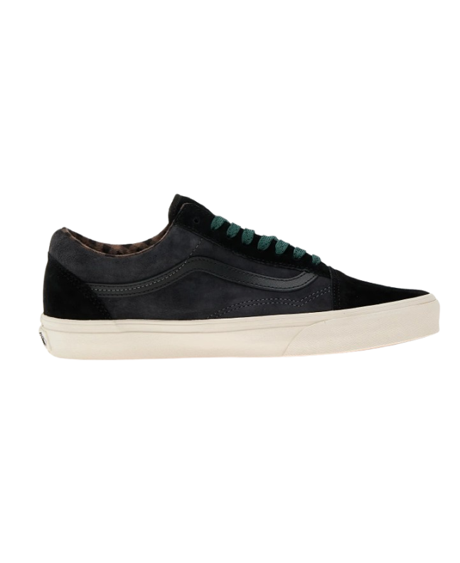 Spezial Madrid Vans UA Old Skool Pig Suede Plaid Gray & Black