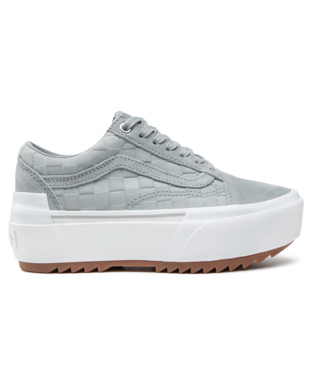 spezial madrid Vans UA Old Skool Stacked Emboss Check & True White